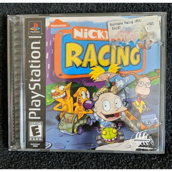 Nicktoons Racing (PS1) CIB Black Label Tested Working EUC! - Picture 1 of 2